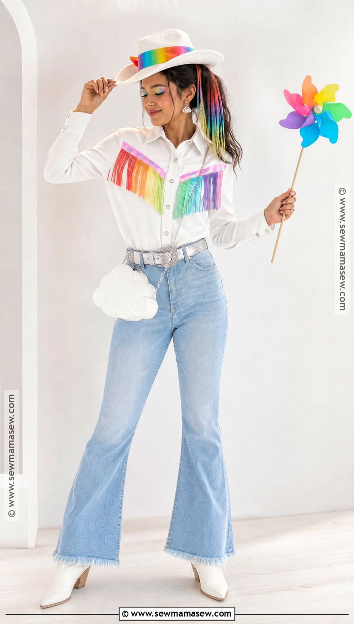 Rainbow Cowgirl Costume - 30 costume cowgirl ideas