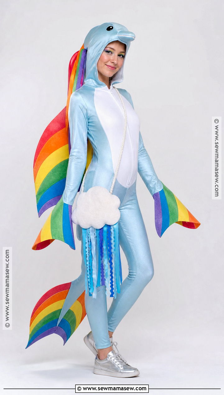 Rainbow Dolphin Costume - 30 dolphin costume ideas