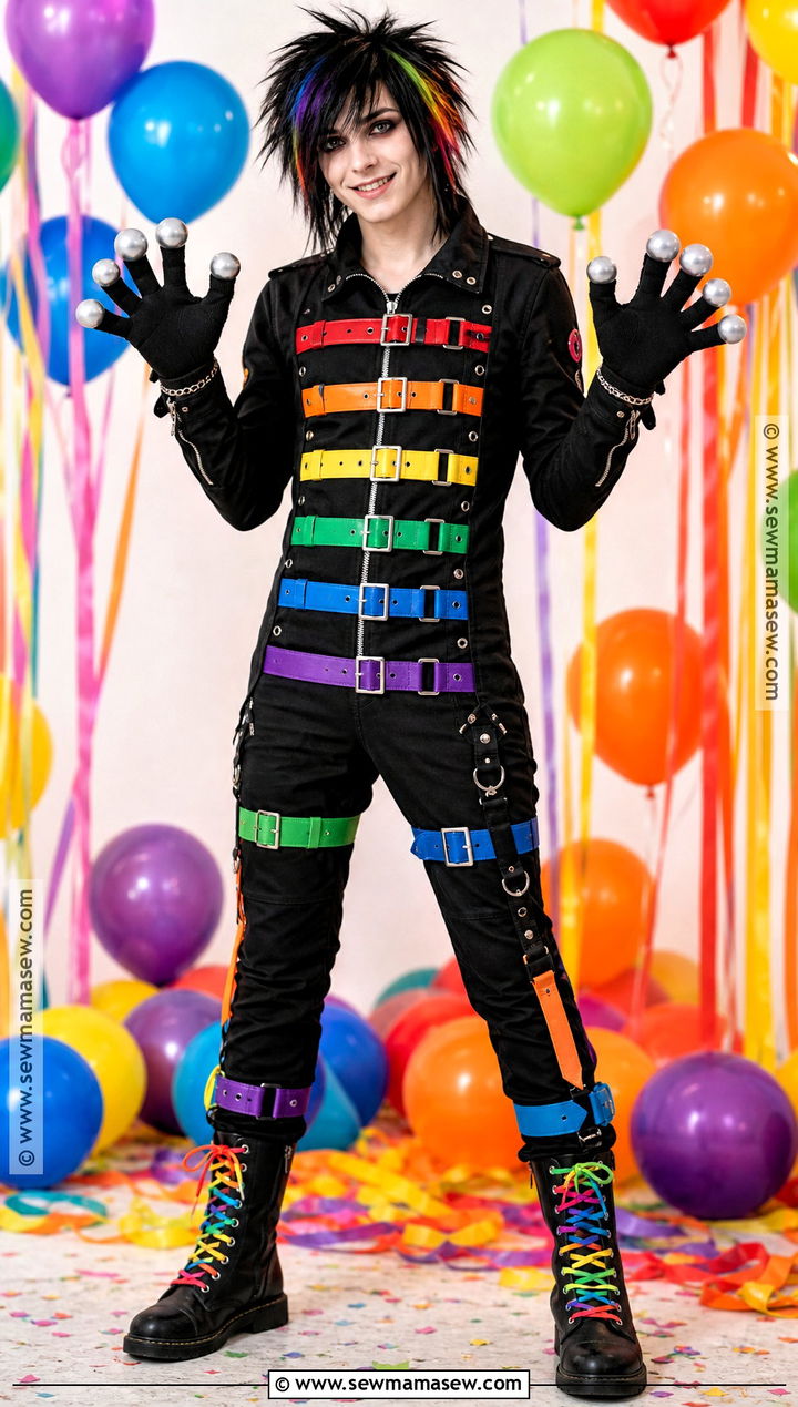 Rainbow Edward Scissorhands Costume - 45 edward scissorhands costume ideas