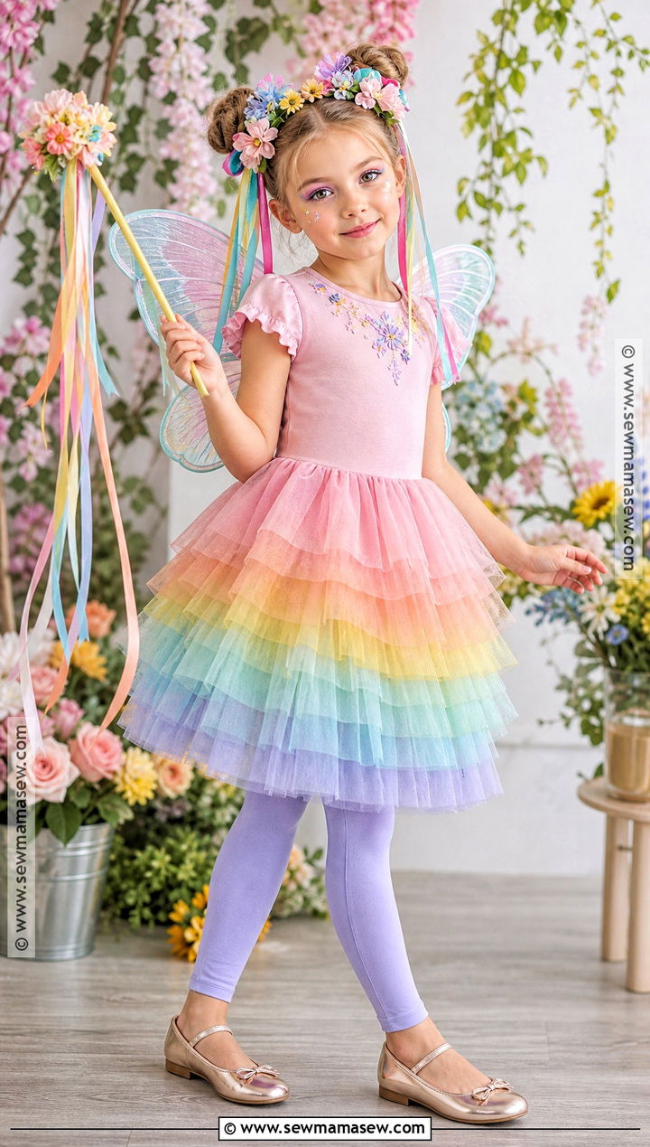 Rainbow Fairy Costume - 40 girl costumes