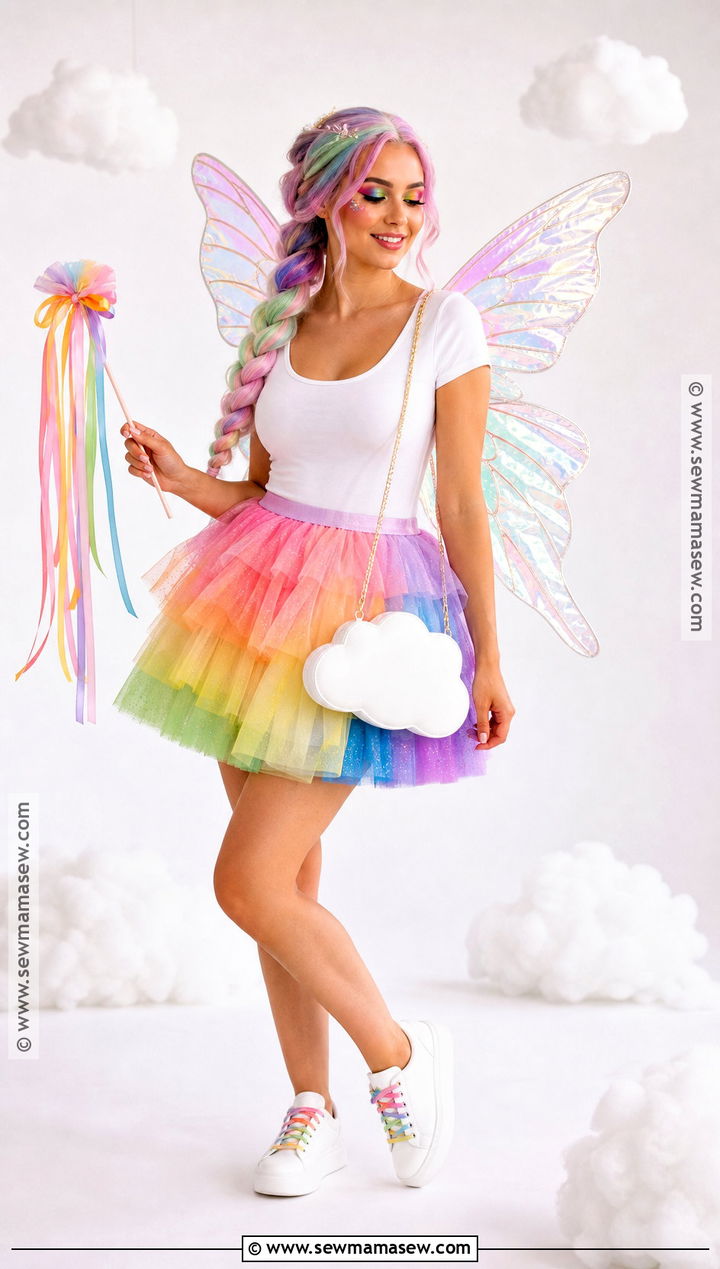 Rainbow Fairy Costume - 50 fairy costume ideas