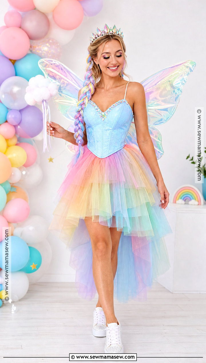 Rainbow Fairy Princess Costume - 30 fairy princess costume ideas