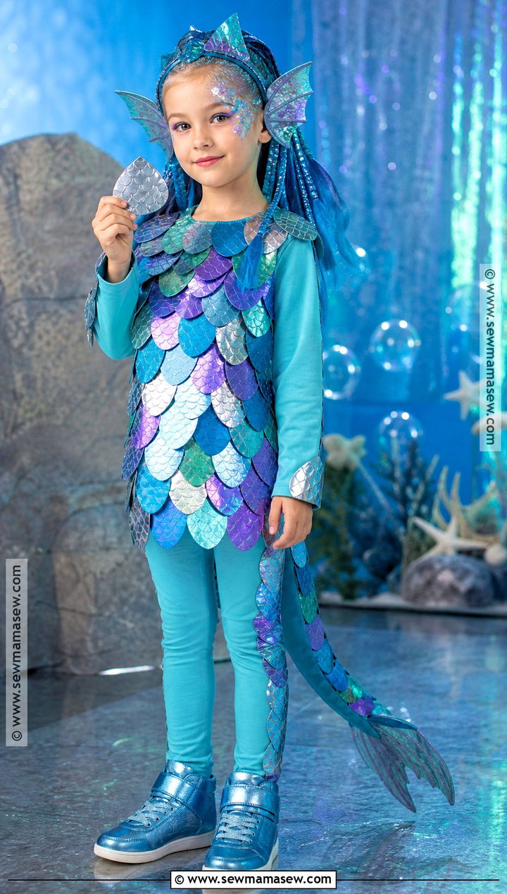 Rainbow Fish Costume - 40 book characters dress up ideas