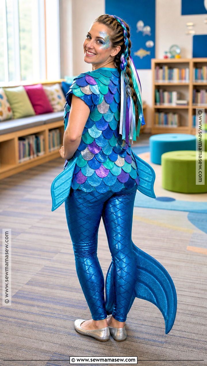 Rainbow Fish Costume With Shimmering Scales - 35 school costume ideas