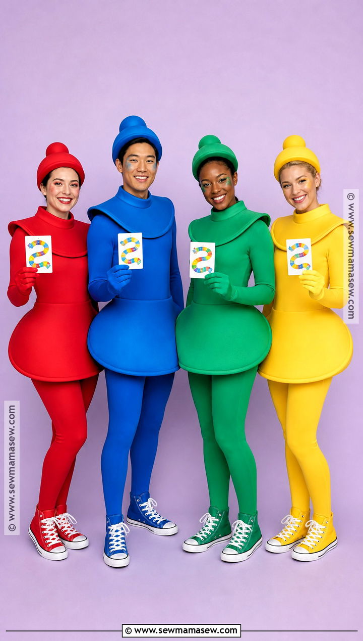 Rainbow Game Piece Costume - 35 candy land costumes