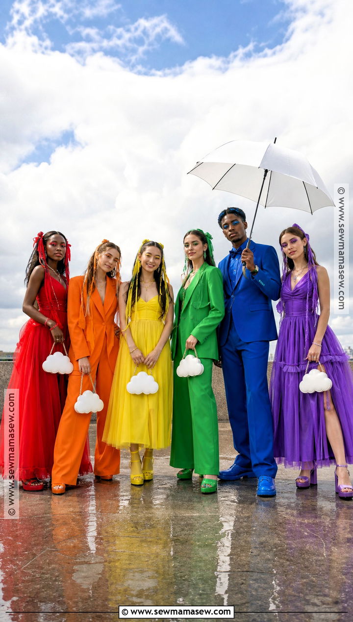 Rainbow Group Costume - 40 cute group halloween costumes