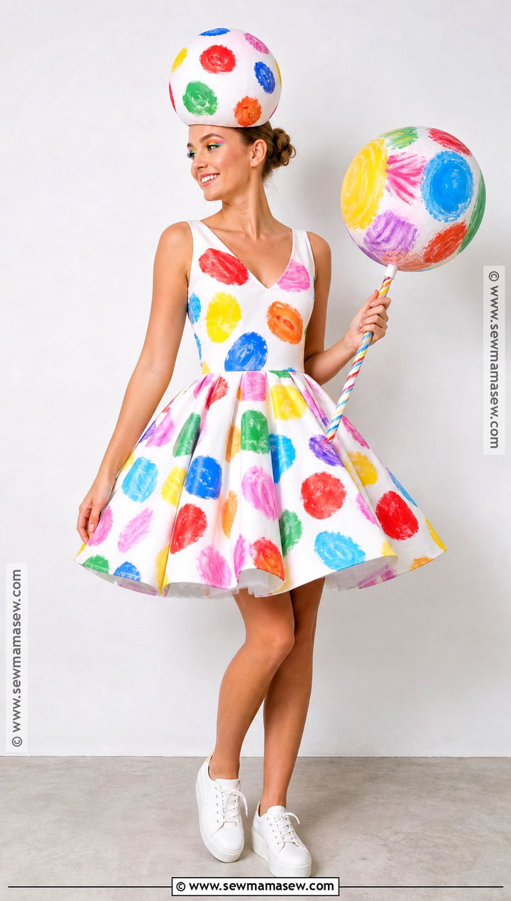 Rainbow Jawbreaker Costume - 30 Candy Costume Ideas for Women