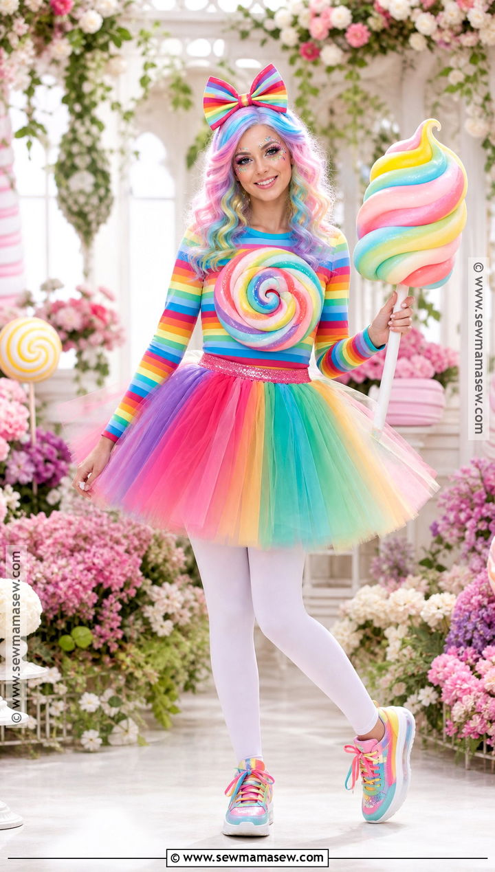 Rainbow Lollipop Costume - 35 candy land costumes