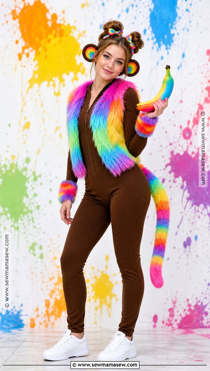 Rainbow Monkey Costume - 35 Monkey Costume Ideas for Women
