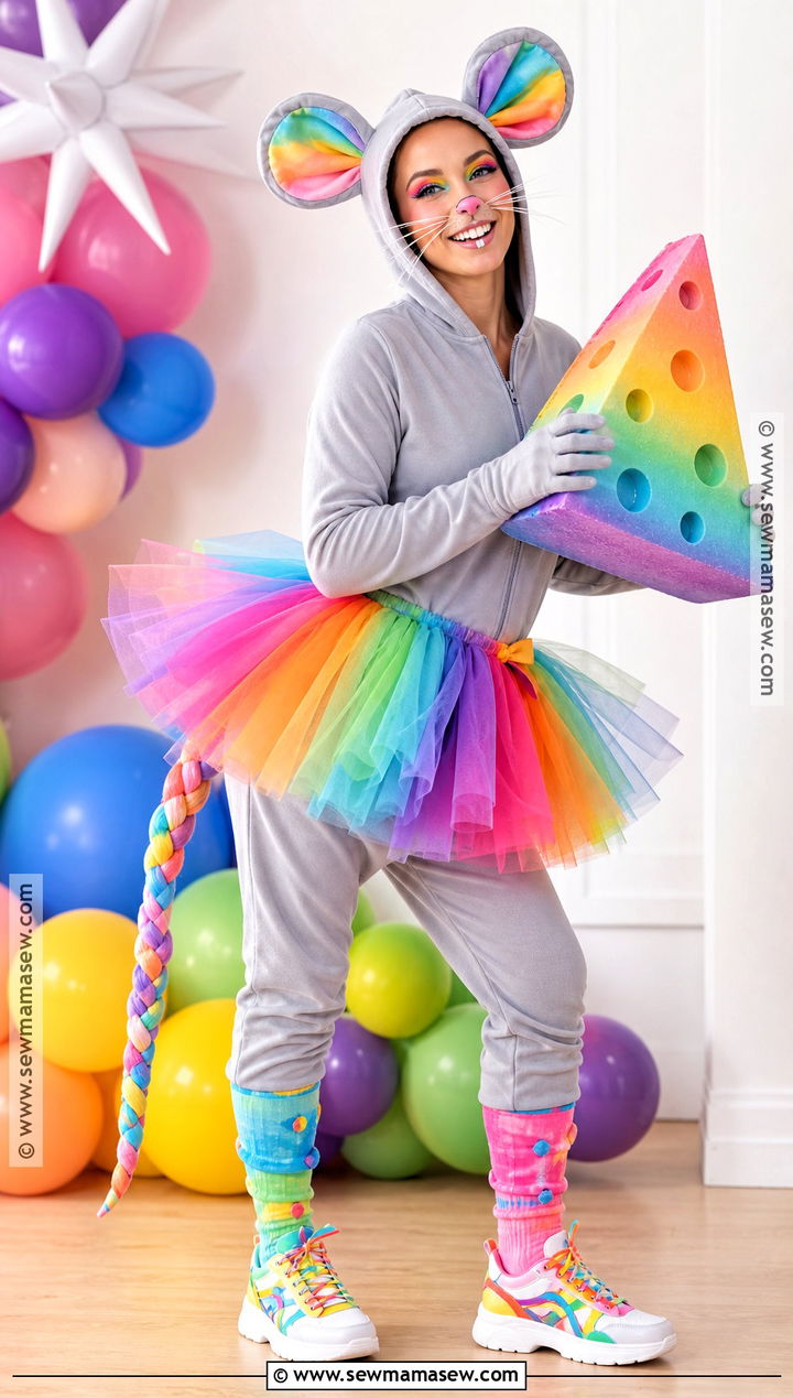 Rainbow Rat Costume - 35 rat costume ideas
