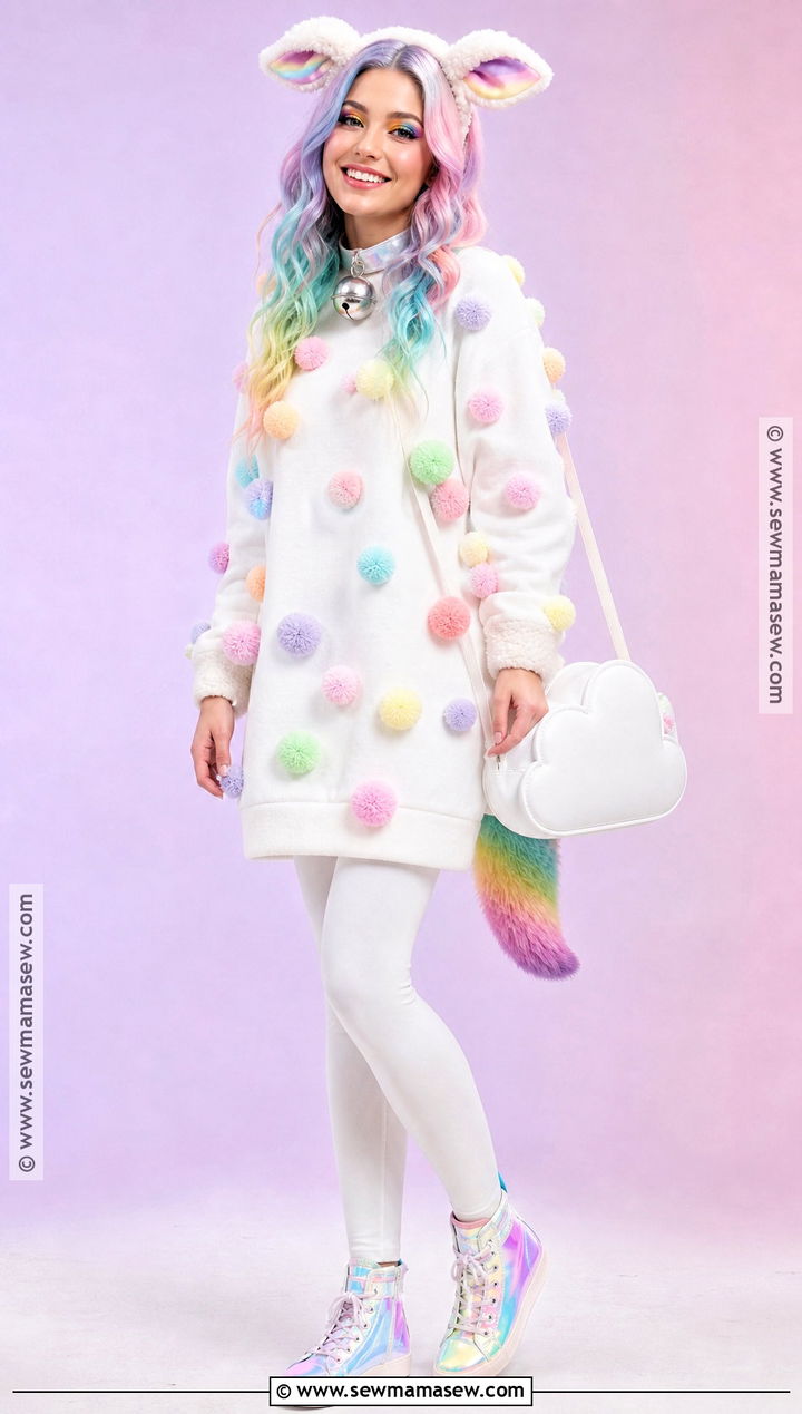 Rainbow Sheep Costume - 30 Sheep Costume Ideas for Women