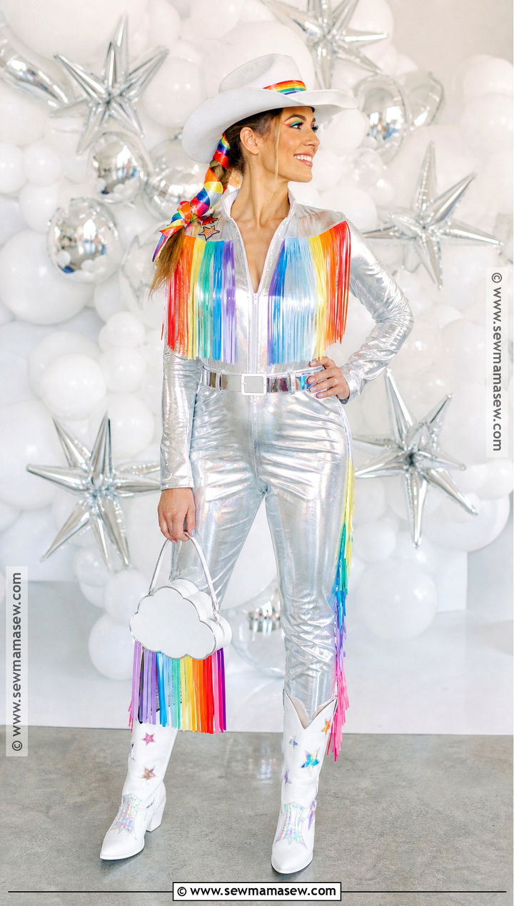 Rainbow Space Cowgirl Costume - 35 space cowgirl costume ideas