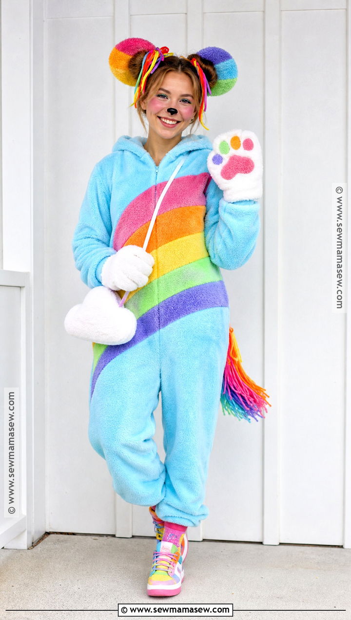 Rainbow Teddy Bear Costume - 35 teddy bear costume ideas