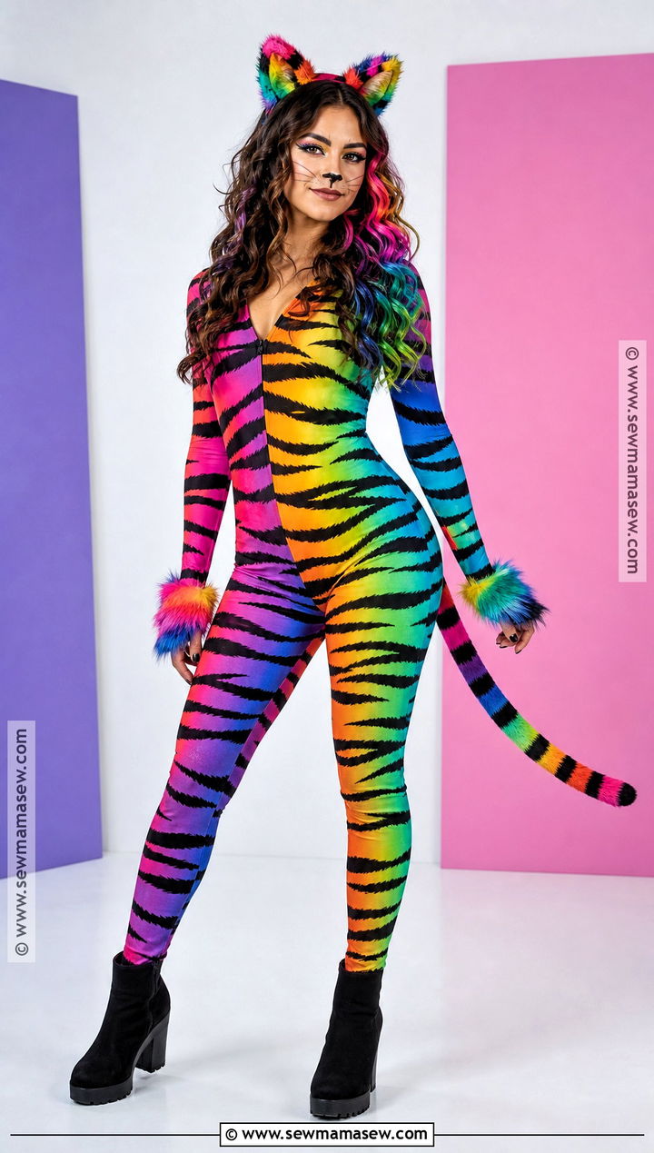 Rainbow Tiger Costume - 35 Tiger Costume Ideas for Women