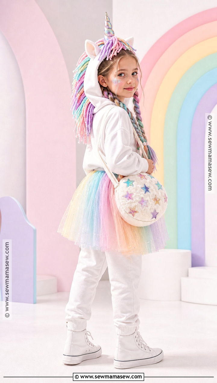 Rainbow Unicorn Costume For Kids - 40 halloween costumes for kids