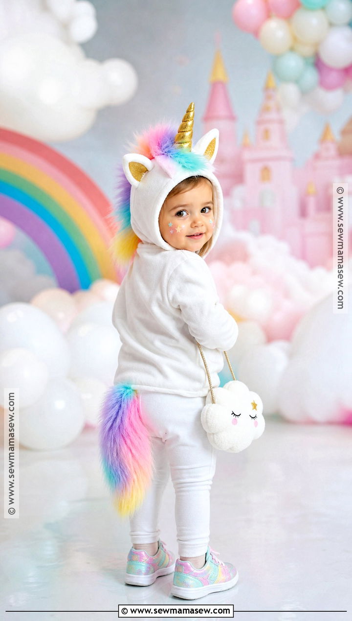 Rainbow Unicorn Toddler Costume - 45 toddler halloween costumes