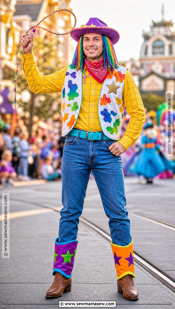 Rainbow Woody Costume - 35 woody toy story costume ideas