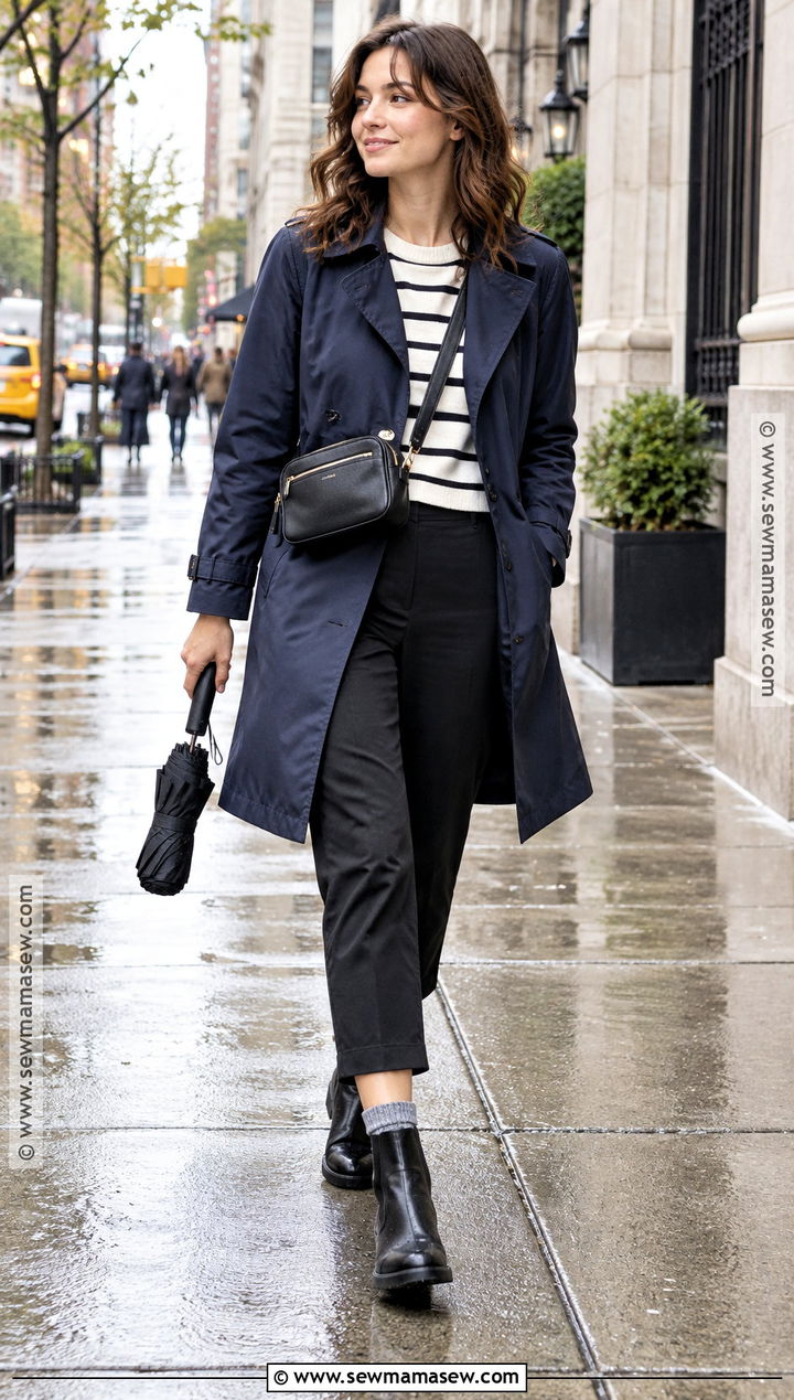 Raincoat And Waterproof Boots NYC Fall Outfit - 25 fall in new york city outfits