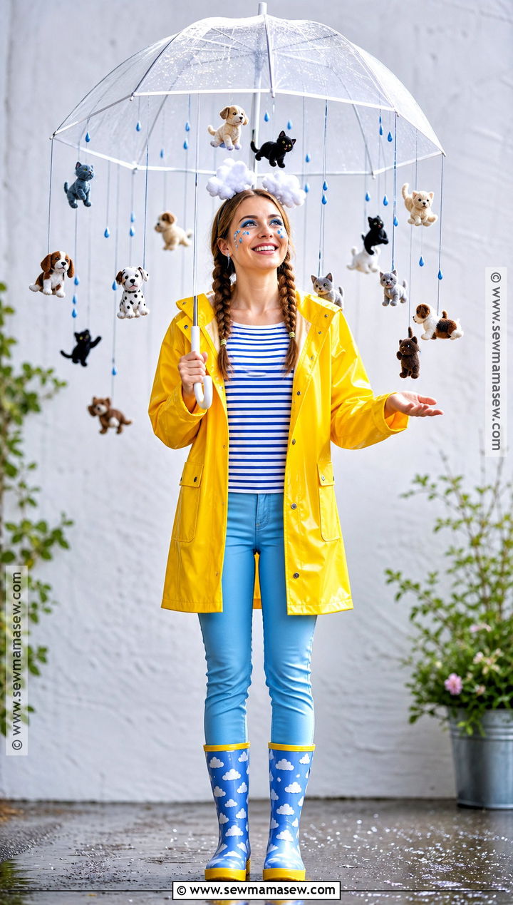 Raining Cats And Dogs Costume - 35 punny halloween costumes