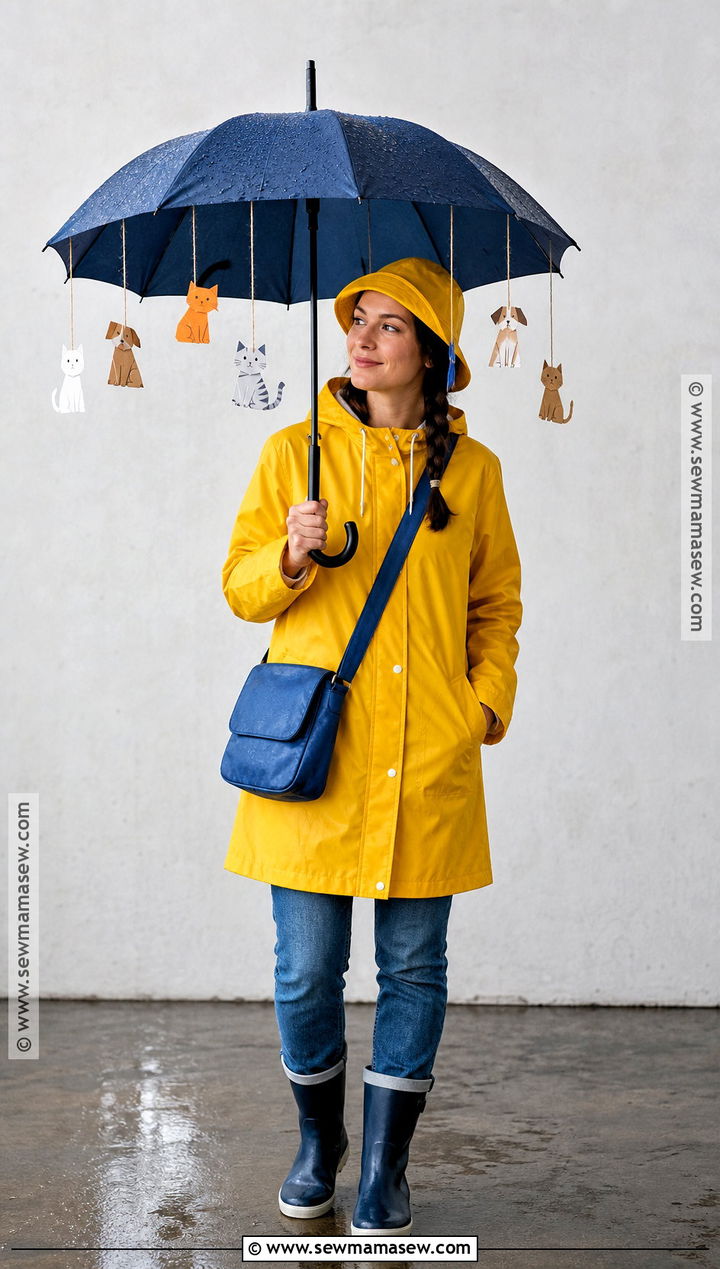 Raining Cats And Dogs Costume With Raincoat - 35 last minute costume ideas for women