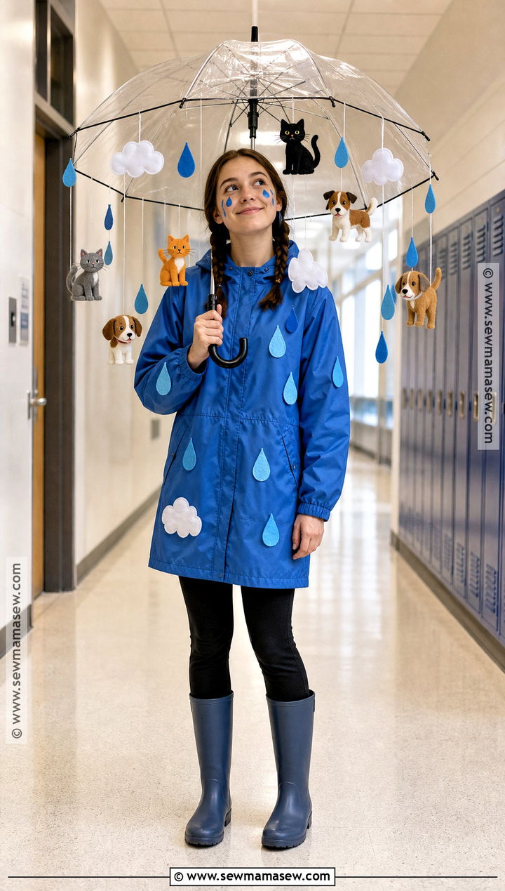 Raining Cats And Dogs Idiom Costume - 30 Idiom Dress Up Day Ideas