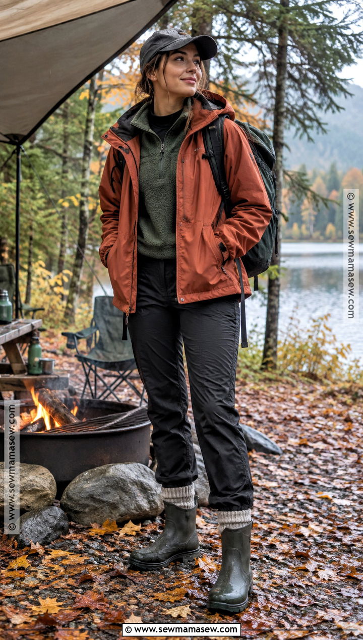 Rainy Campfire Outfit - 20 Campfire Outfit Fall Ideas
