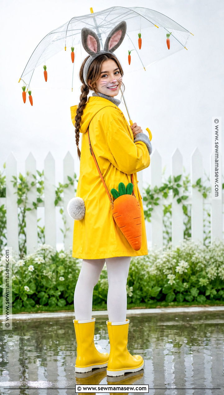 Rainy Day Bunny Costume - 50 bunny costume ideas