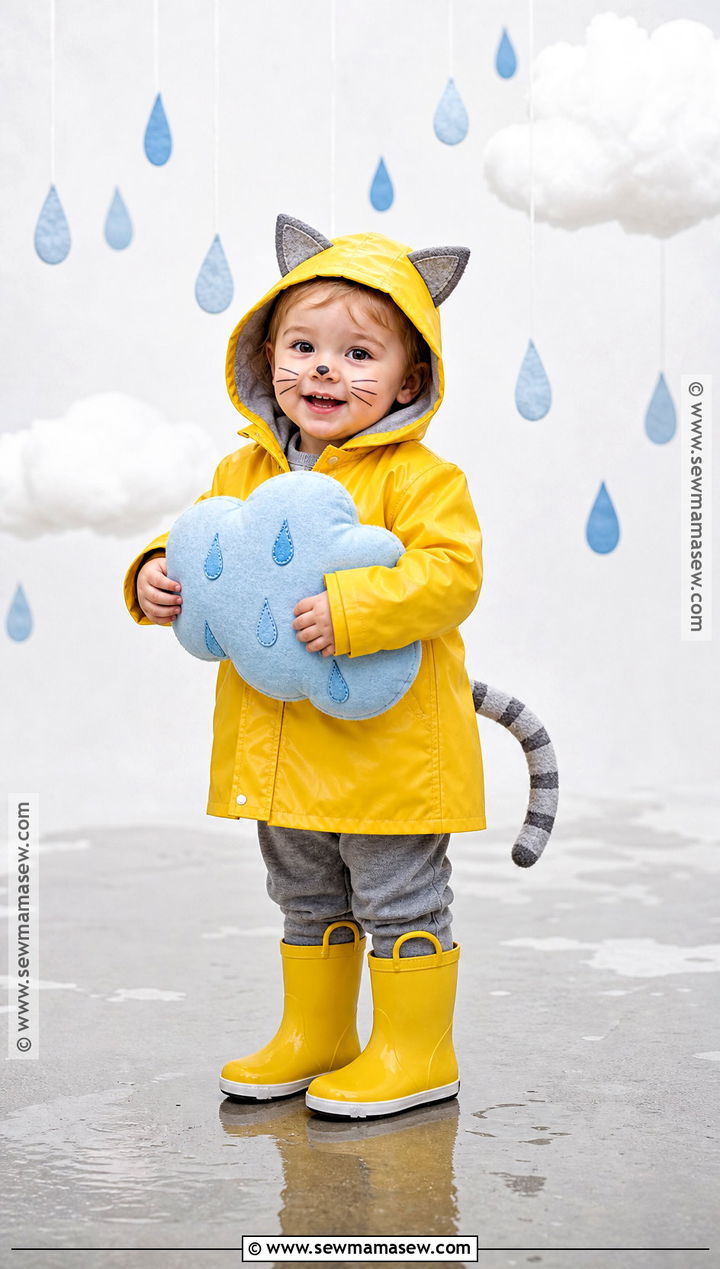 Rainy Day Cat Costume - 30 toddler cat costume ideas