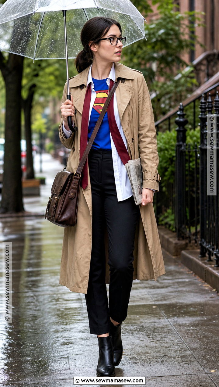 Rainy Day Clark Kent Costume - 35 Clark Kent Costume Ideas for Women
