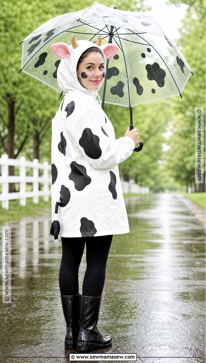 Rainy Day Cow Costume - 30 Cow Costume Women's Ideas