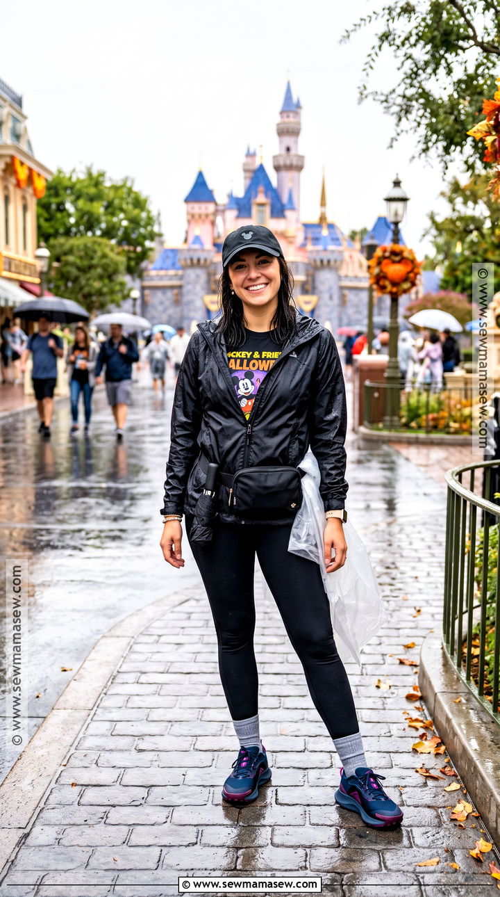 Rainy Day Disneyland October Outfit - 20 Disneyland October Outfits