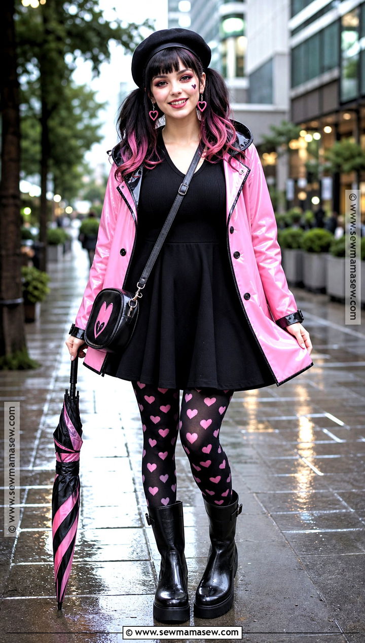 Rainy Day Draculaura Cosplay Outfit - 30 Draculara Cosplay Outfit Ideas