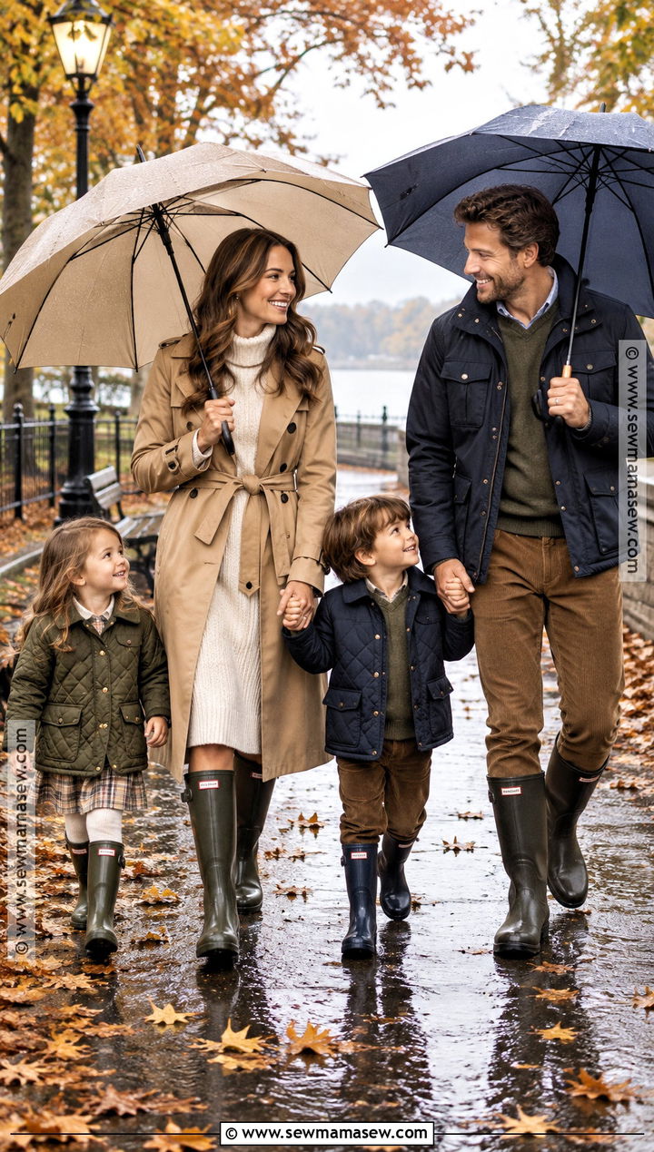 Rainy Day Fall Family Outfit - 20 fall family outfit ideas