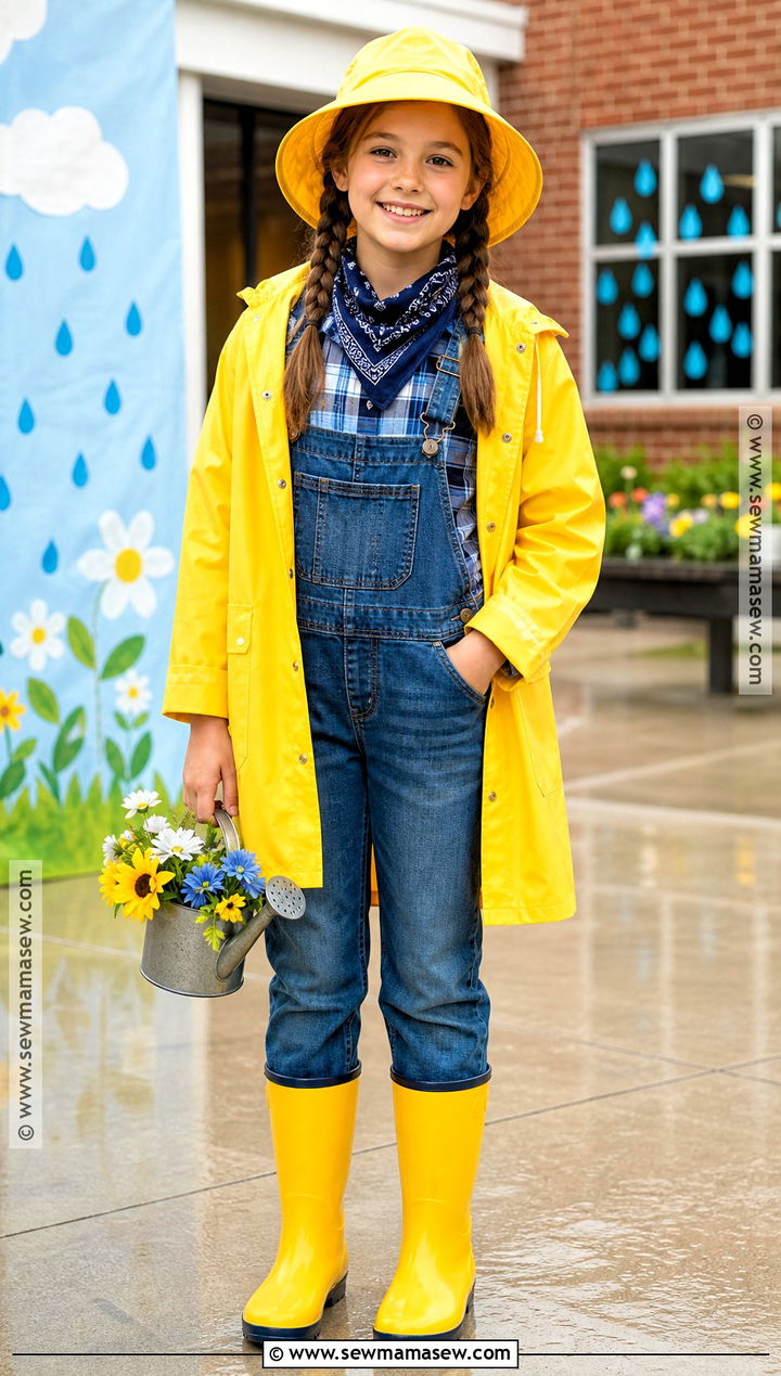 Rainy Day Farmer Costume - 30 farmer dress up day at school ideas