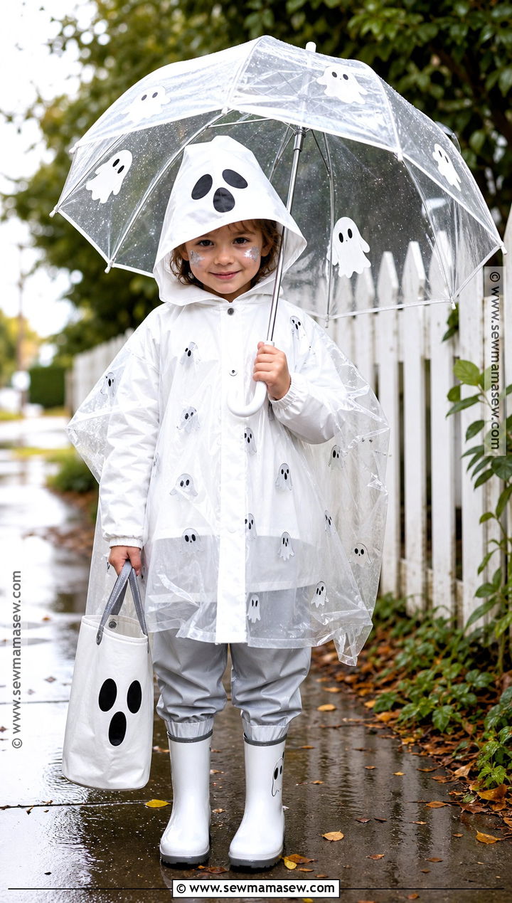 Rainy Day Ghost Costume - 30 kids ghost costume ideas