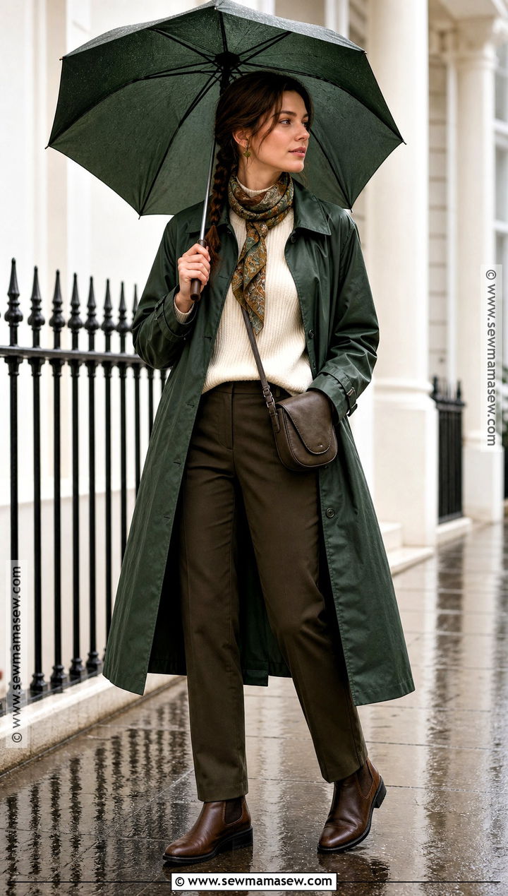 Rainy Day Green Witch Outfit - 30 green witch outfit ideas