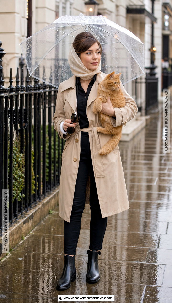 Rainy Day Holly Golightly Costume With Cat - 30 holly golightly costume ideas