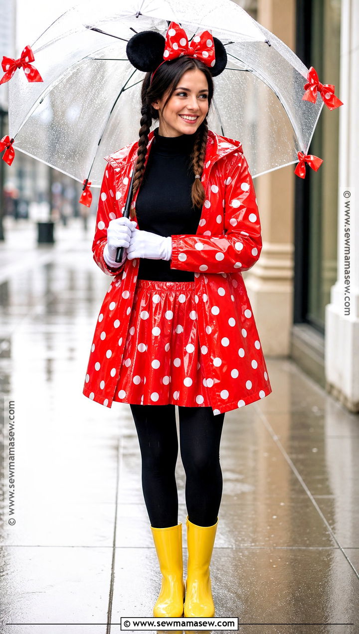 Rainy Day Minnie Mouse Costume - 30 minnie mouse costume ideas for women