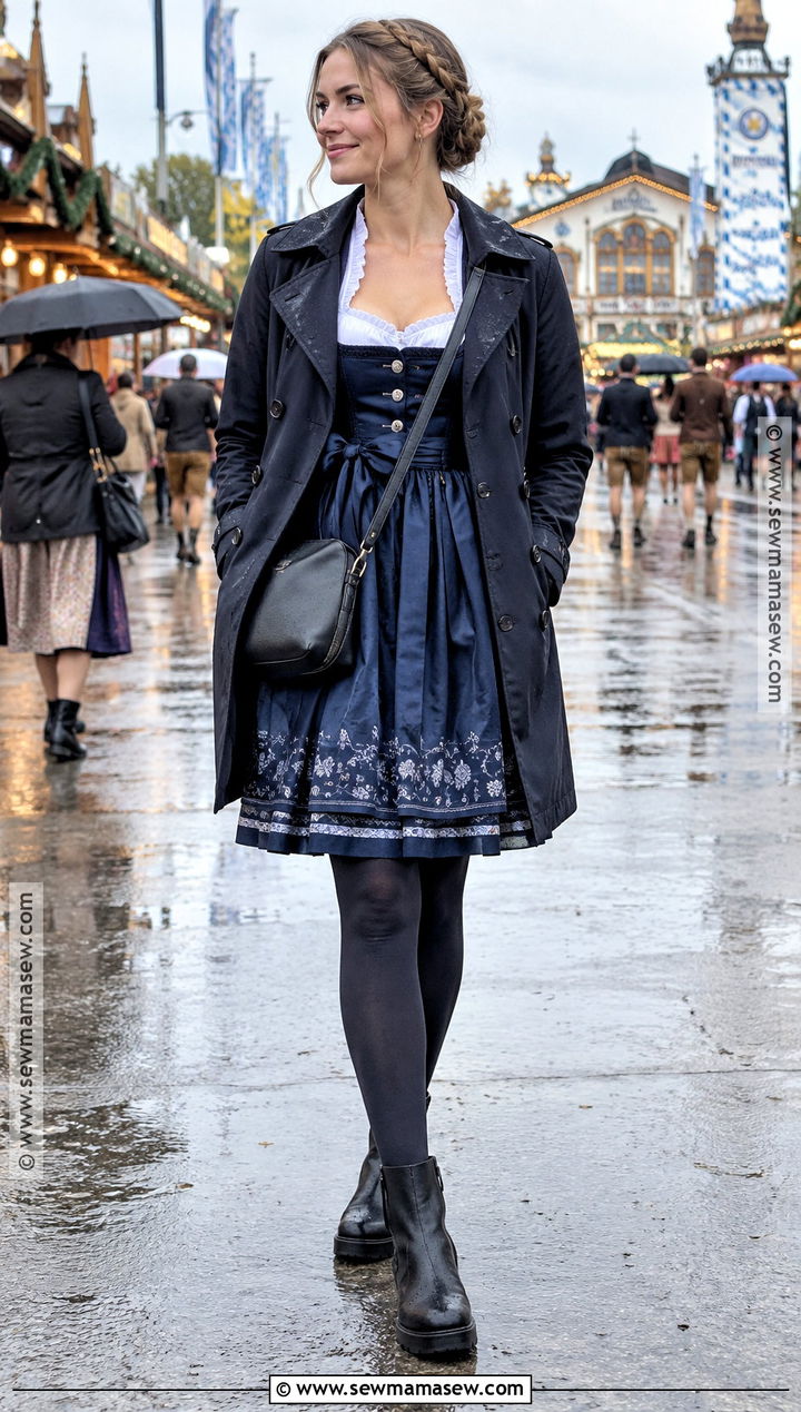 Rainy Day Oktoberfest Outfit - 25 october fest outfit ideas