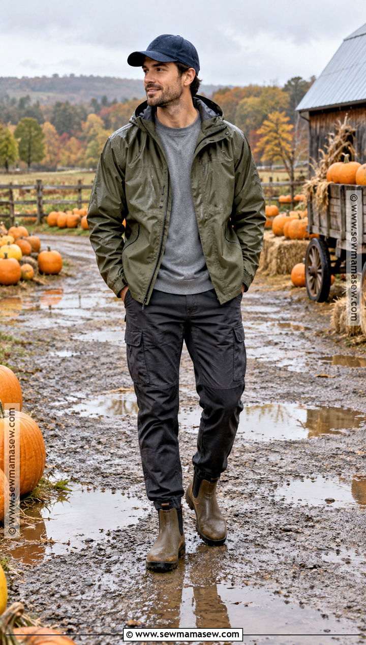 Rainy Day Pumpkin Patch Outfit - 25 pumpkin patch outfit ideas for men