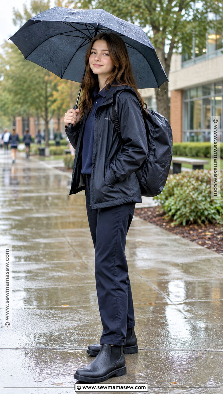 Rainy Day School Uniform - 25 back to school uniform ideas