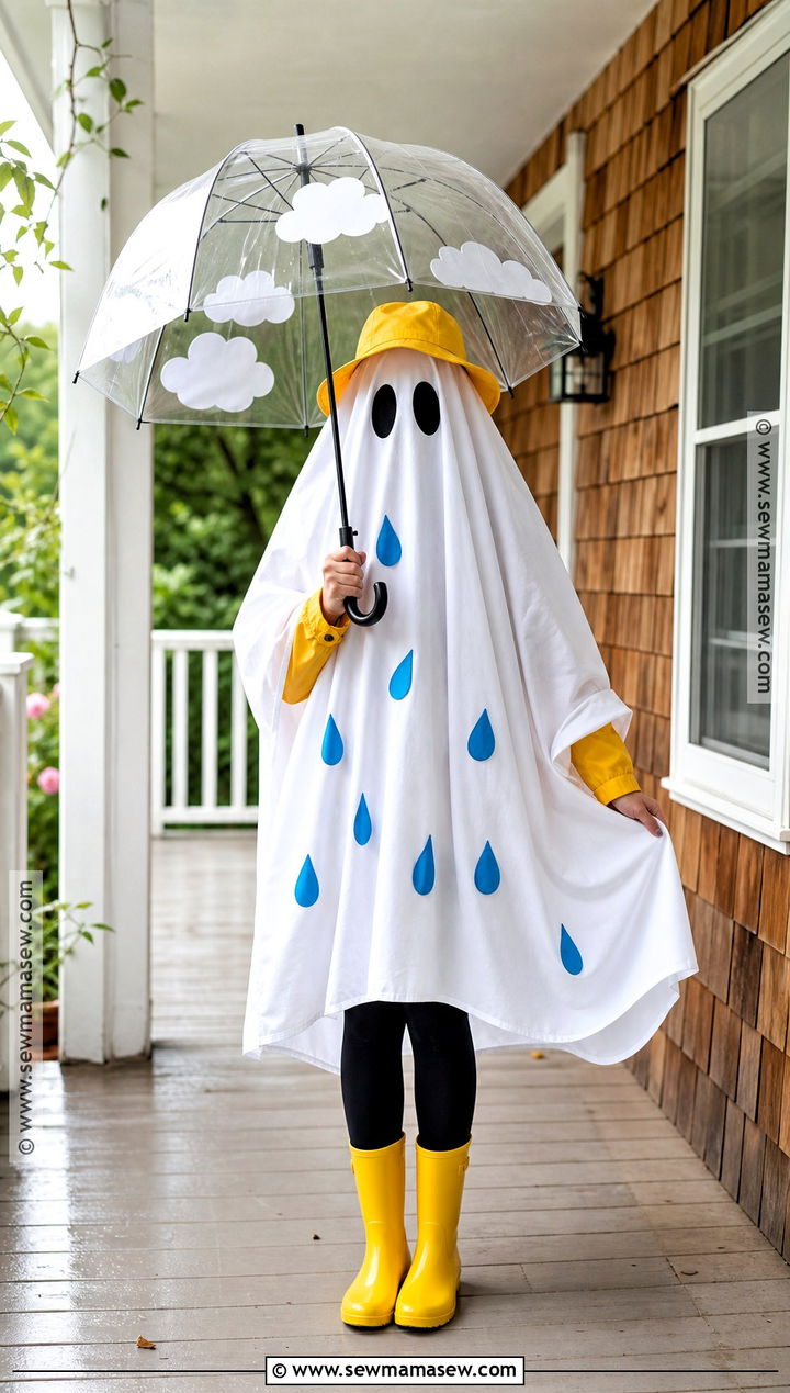Rainy Day Sheet Ghost Costume - 30 Sheet Ghost Costume Ideas