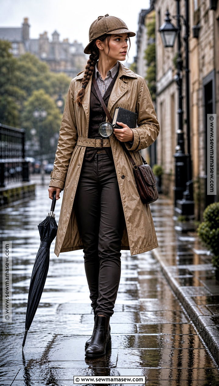 Rainy Day Sherlock Holmes Costume - 30 Sherlock Holmes Costume Ideas for Women