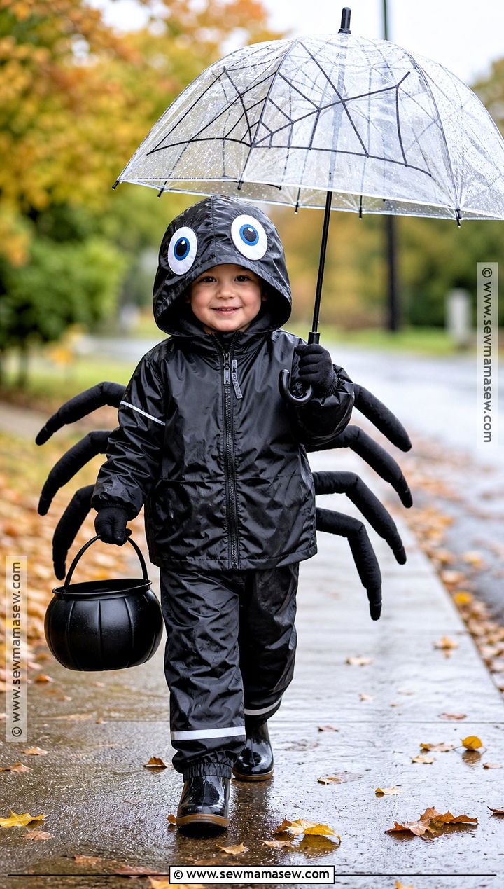 Rainy Day Spider Costume - 30 spider costume ideas for kids