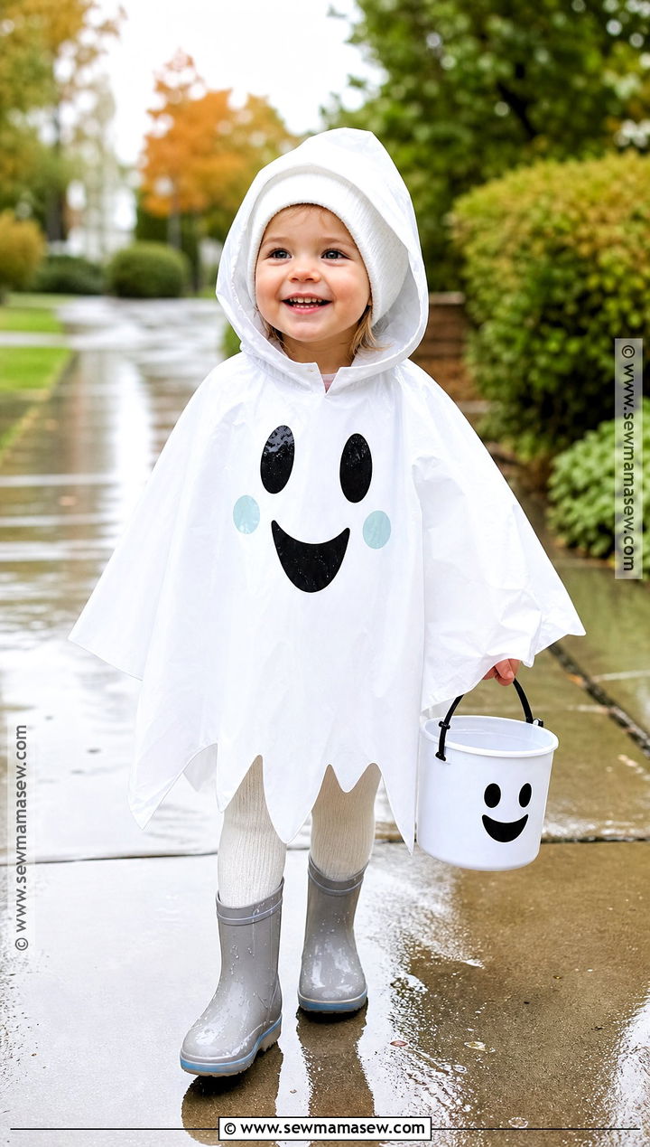 Rainy Day Toddler Ghost Costume - 30 toddler ghost costume ideas