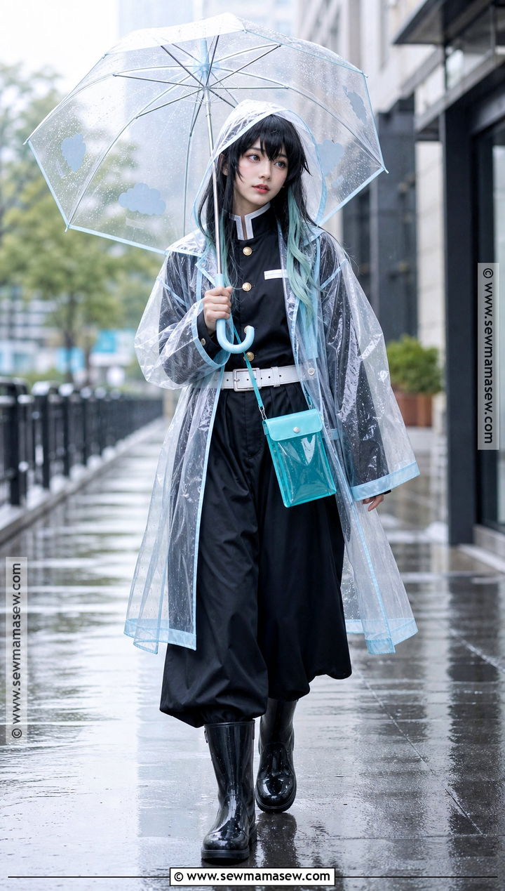 Rainy Day Tokito Cosplay With Clear Coat - 35 tokito cosplay ideas