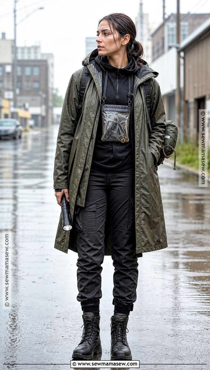 Rainy Day Zombie Apocalypse Outfit - 35 zombie apocalypse outfits for women