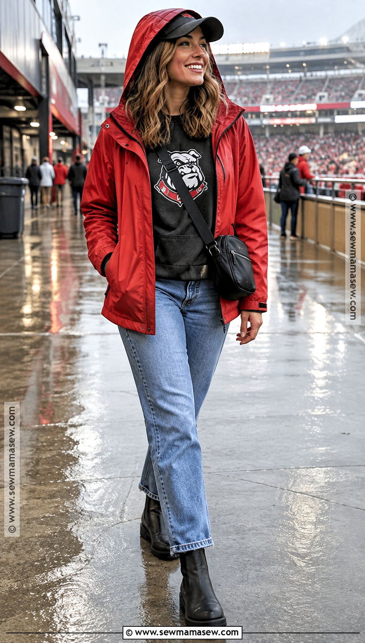 Rainy Fall Game Day Outfit - 25 Fall Game Day Outfit Ideas