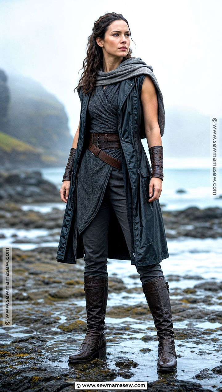 Rainy Ocean Rey Costume - 30 Rey Star Wars Costume Ideas