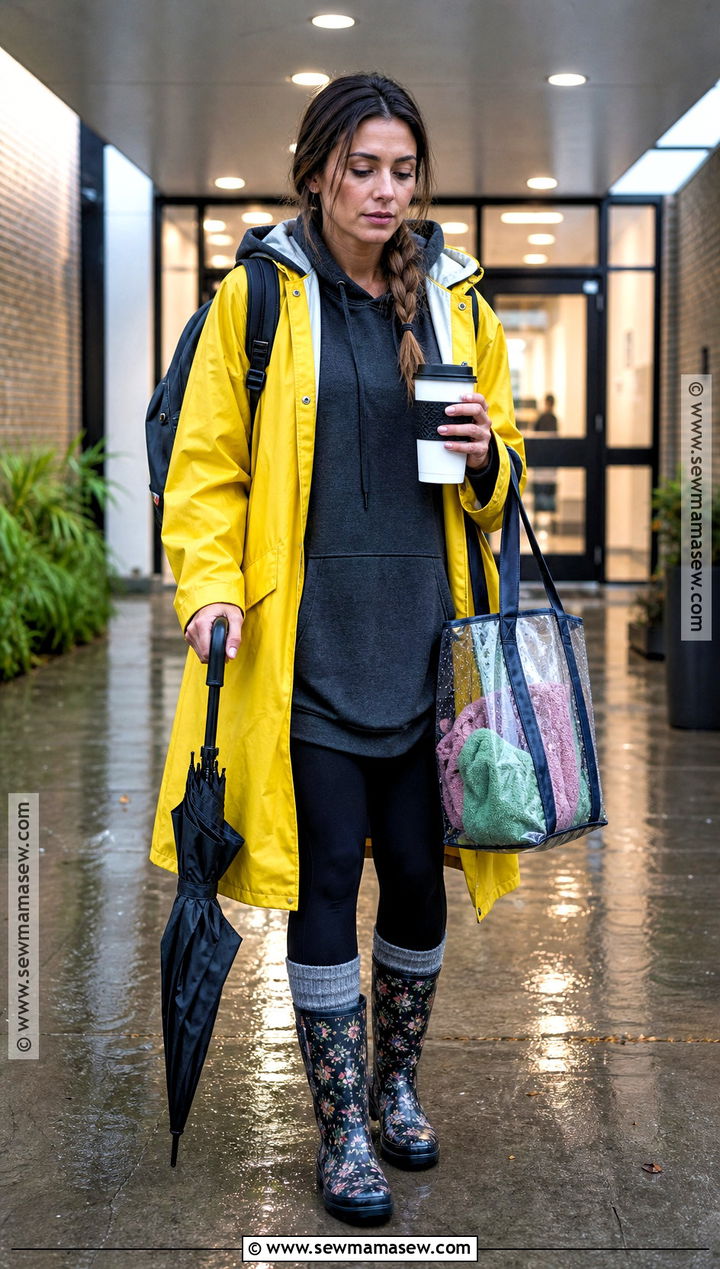 Rainy School Run Tired Mom Costume - 30 Tired Mom Costume Ideas